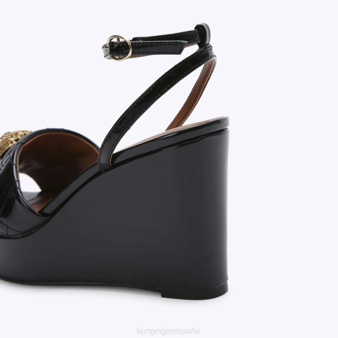 Kurt Geiger mujer cuña kensington londres 2LPR346 | calzados negro